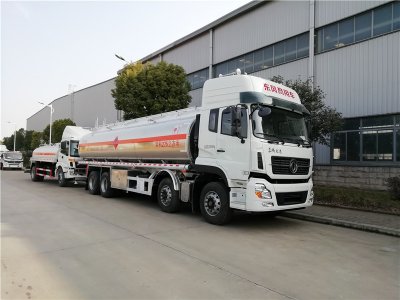 東風(fēng)天龍前四后八23.5方運(yùn)油車，20.3噸油罐車